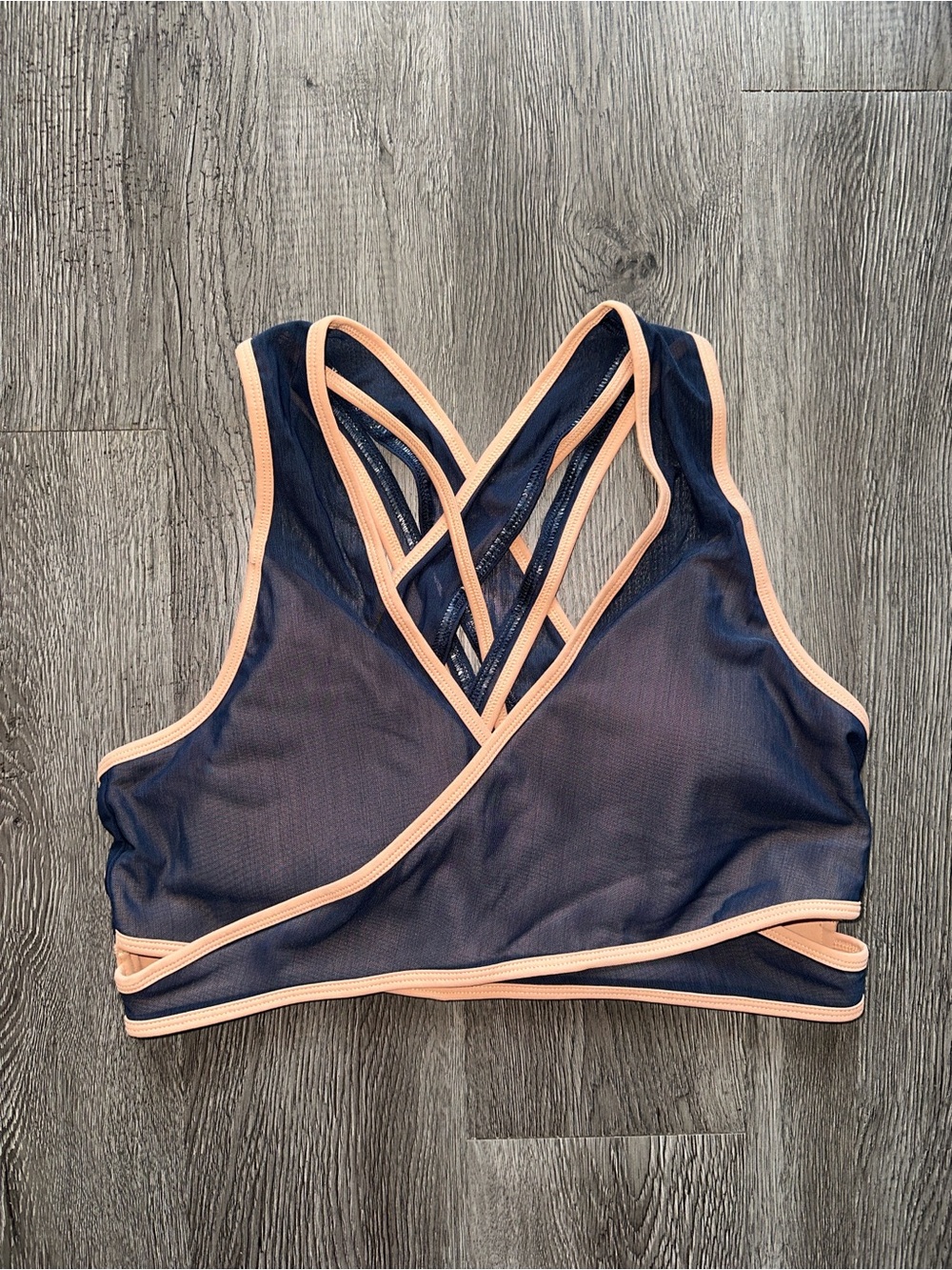 Faye Medium Impact Sports Bra—Driftscape/Thunder